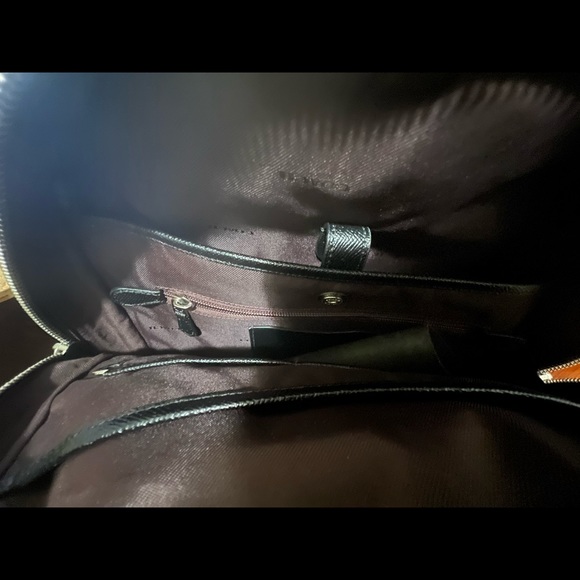 New Unisex Coach Leather Bookbag - Picture 4 of 7